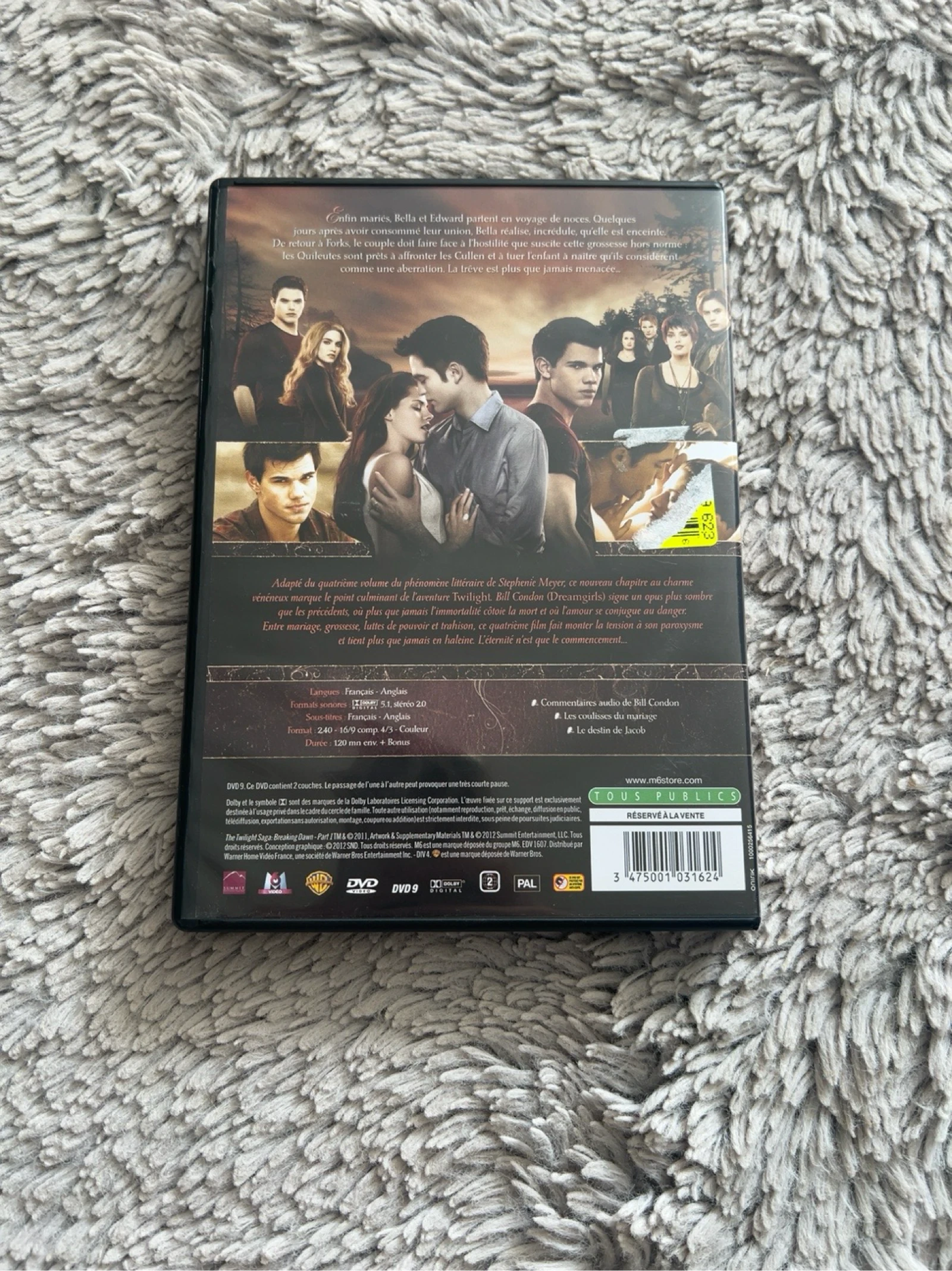 DVD Crepúsculo Capítulo 4: Revelação – Parte 1 – Saga Crepúsculo – Muito bom estado – photo 2